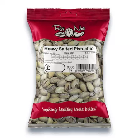 Roy Nut Heavy Salted Pistachio 160g | halalo.co.uk