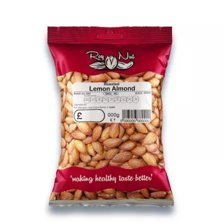 Roy Nut Roasted Lemon Almond 180g| halalo.co.uk