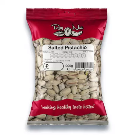 Roy Nut Salted Pistachio Roasted 320g| halalo.co.uk