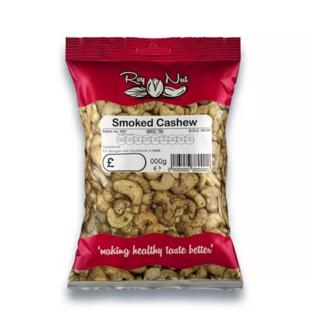 Roy Nut Roasted Smoked Cashew 170g | halalo.co.uk