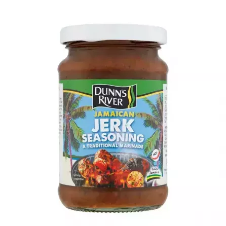 Dunn's River Jamaican Jerk Seasoning 300g. Authentic Jamaican jerk seasoning for flavorful dishes. Spice up your cooking. Available at halalo.co.uk and Halalo.