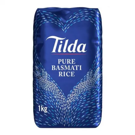 Enjoy the delicious taste and aroma of Tilda Pure Basmati Rice! This premium long-grain rice is naturally sun-kissed and matured for exceptional flavor and texture. Available at halalo.co.uk and Halalo.
