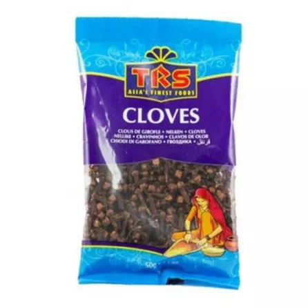 TRS Whole Cloves 50g. Aromatic whole cloves for baking and cooking. Available at halalo.co.uk and Halalo.