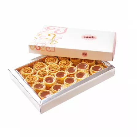 El Abd Mix Lotus & Nutella Konafa Asawer | ميكس كنافة غوايش كنافة نوتيلا ولوتس العبد | halalo.co.uk