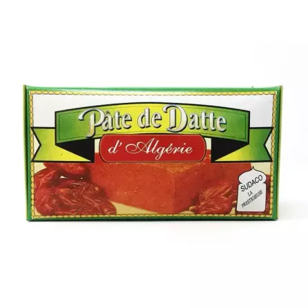 Pate De Dattes Al Gezie 1kg. All-natural date paste, perfect as a sweetener or spread. Available at halalo.co.uk and Halalo.