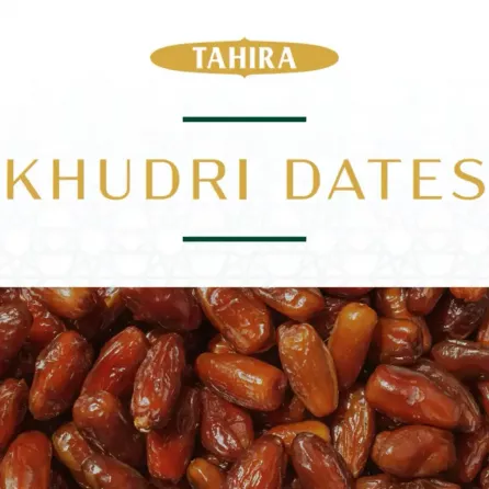 Tahira Khudri Dates 450g. Enjoy the unique flavor of these delicious Khudri dates. Available at halalo.co.uk and Halalo.