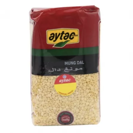 Aytac Mung Dal 1kg pack – Halal-certified split mung beans for Indian and Asian dishes