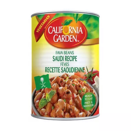 California Garden Fava Beans Saudi Recipe can – authentic Middle Eastern beans available at Halalo UK