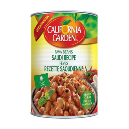 California Garden Fava Beans Saudi Recipe can – authentic Middle Eastern beans available at Halalo UK