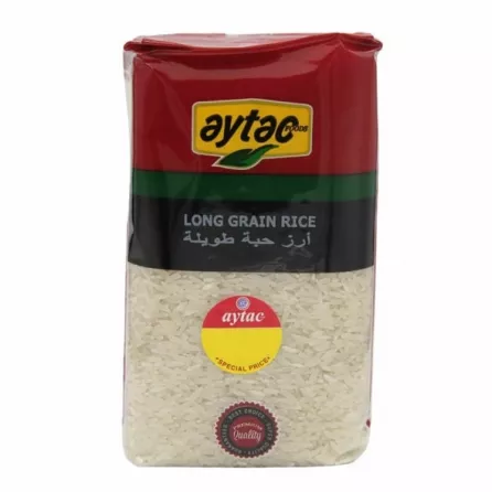 Aytac Long Grain Rice 1kg pack – Halal-certified versatile rice for fluffy pilafs and daily meals