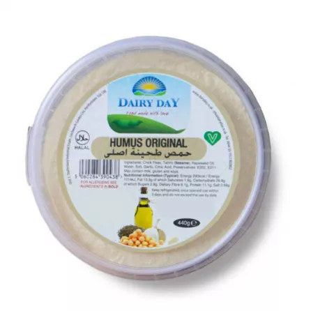 Dairy Day Humus Original 440g | halalo.co.uk