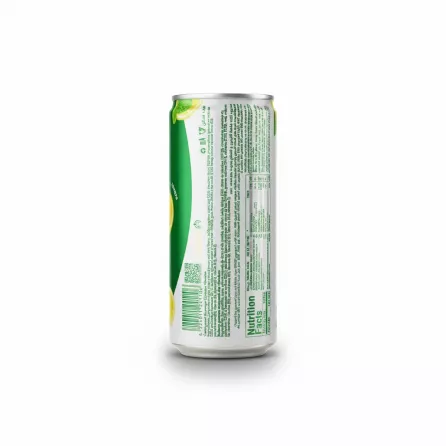 Halalo V7 Lemon Mint Sparkling drink can nutritional information and ingredients
