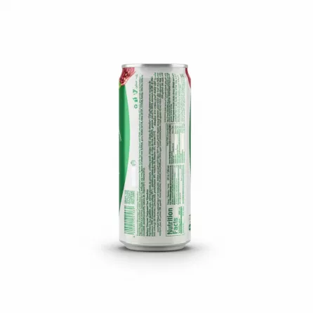 V7 Pomegranate Sparkling Drink 300ml nutrition and ingredients label
