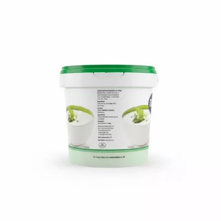 Milky's UK set yogurt nutritional information and ingredients on container