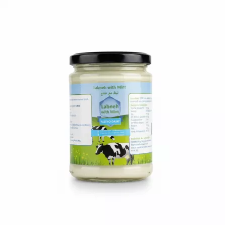 Jar of Labneh with Mint displaying front label and price