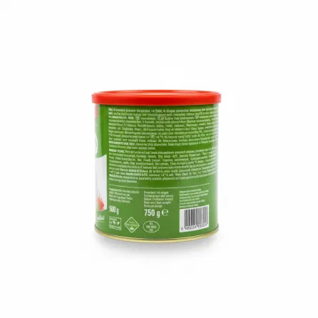 Back view of Gazi White Cheese tin with ingredients and storage information
