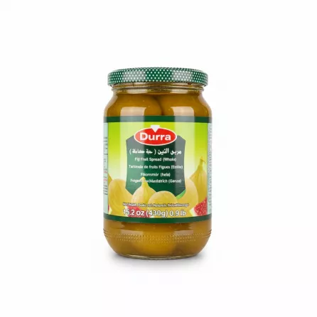 Durra Fig Fruit Spread whole figs in glass jar front view