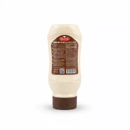 Durra Smoked Mayo Sauce bottle back nutritional info