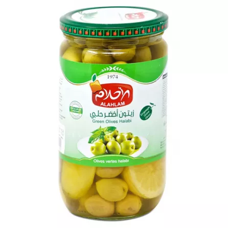 Al Ahlam green olives | halalo.co.uk