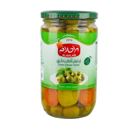 Alahlam Green Olives Halabi | halalo.co.uk