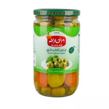 Alahlam Green Olives Halabi | halalo.co.uk