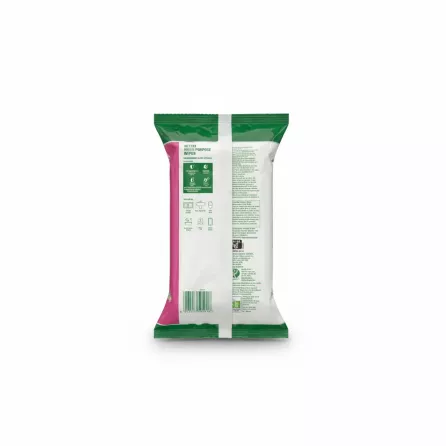 Back view of Dettol Multi Purpose Wipes packaging showing instructions and barcode