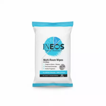 Ineos Multi-Room Antibac Wipes pack front