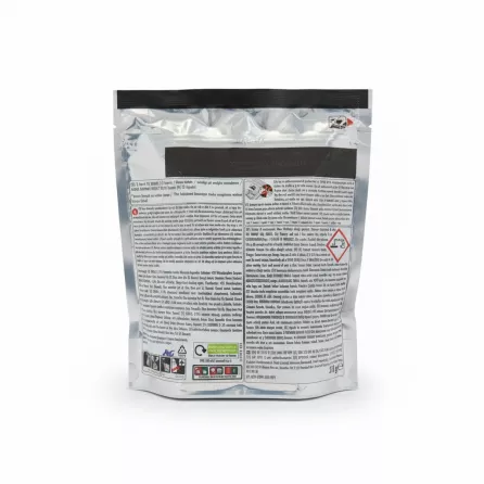 Fairy Platinum Lemon dishwasher capsules packaging back with usage instructions