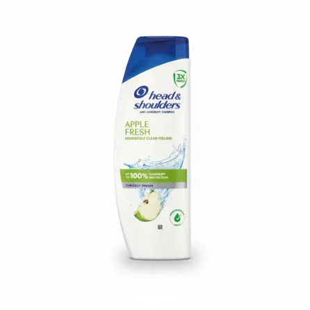 Head & Shoulders Apple Fresh Anti-Dandruff Shampoo bottle front