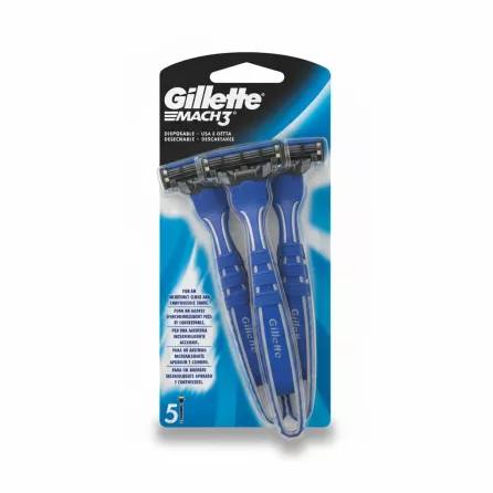 Gillette Mach3 disposable razors pack front view