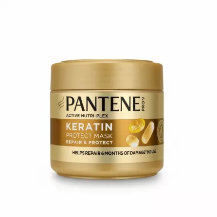 Pantene Pro-V Keratin Protect Mask jar front label