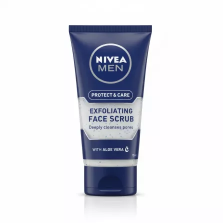 Nivea Men Exfoliating Face Scrub tube front view