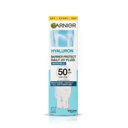Garnier Hyaluron Barrier Protect Daily UV Fluid SPF 50+ packaging front