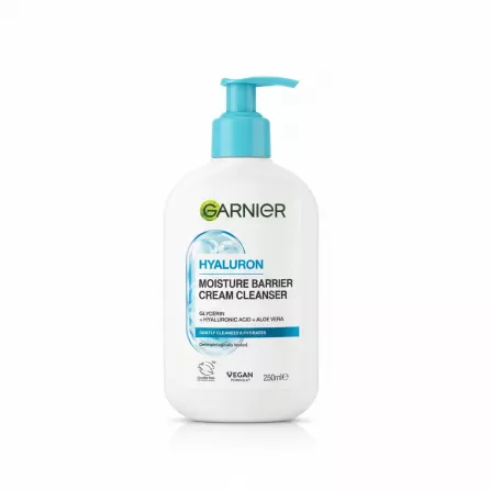 Garnier Hyaluron Moisture Barrier Cream Cleanser bottle front
