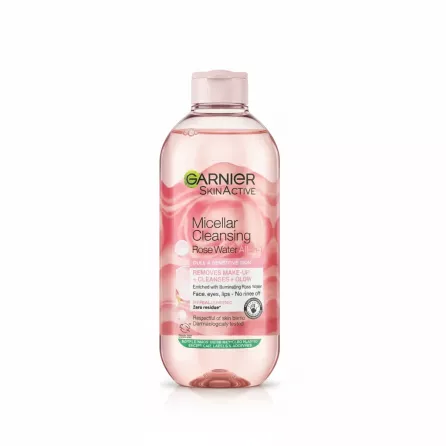 Garnier Micellar Cleansing Rose Water bottle front view
