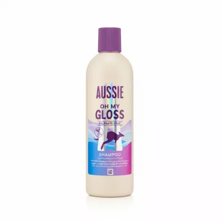 Aussie Oh My Gloss Shampoo bottle front