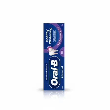 Box of Oral-B Advanced Healthy Whitening Toothpaste Arctic Fresh