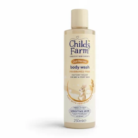 Childs Farm Oat Derma body wash bottle front view