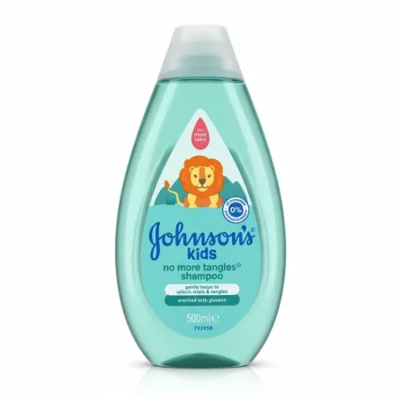 Johnson's Kids No More Tangles Shampoo 500ml front view