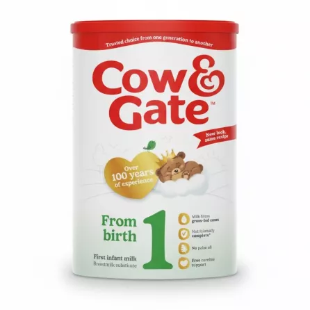 Cow & Gate First Infant Milk container front view