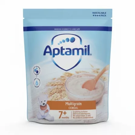 Aptamil Multigrain Baby Cereal resealable pack