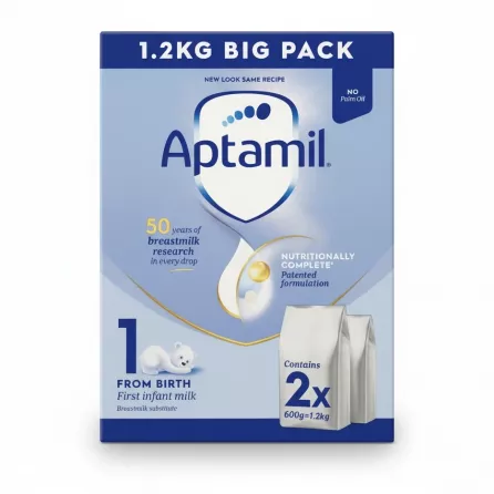 Aptamil First Infant Milk 1.2kg big pack front packaging