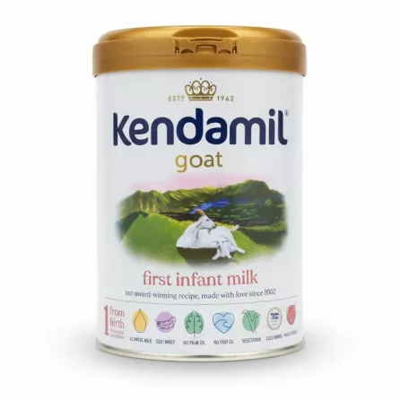 Kendamil Goat First Infant Milk 800g tin front view
