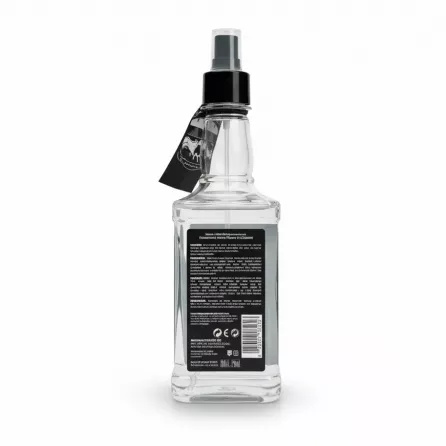 HairTic Men Diamond After Shave Cologne 500ml back label and ingredients