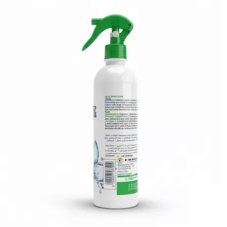 Back label of Frida Jasmine Air Freshener showing ingredients and instructions