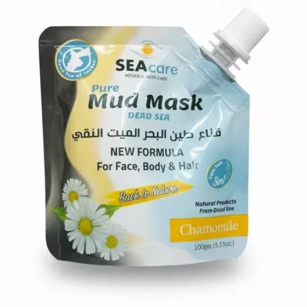 SEAcare Pure Dead Sea Mud Mask Chamomile front pouch