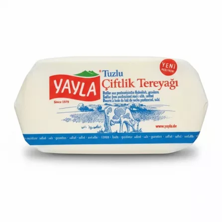 YAYLA salted farm butter package front