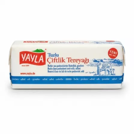 YAYLA salted farm butter package side