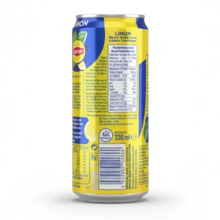 Lipton Lemon Ice Tea 330ml can nutrition and ingredients information
