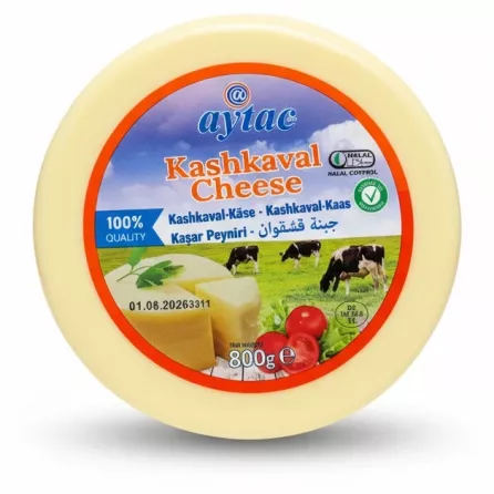 Aytac Kashkaval Cheese wheel front label